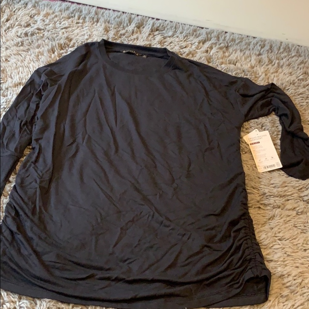 Athleta Ruched Sweatshirt